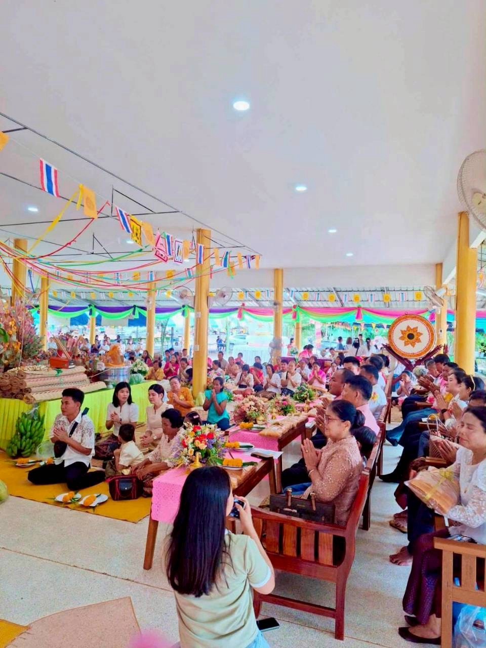 ภาพร่วมพิธีกรรมวัดหนองโบสถ์