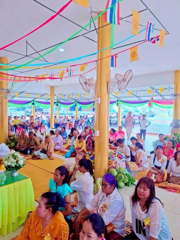 ภาพร่วมพิธีกรรมวัดหนองโบสถ์