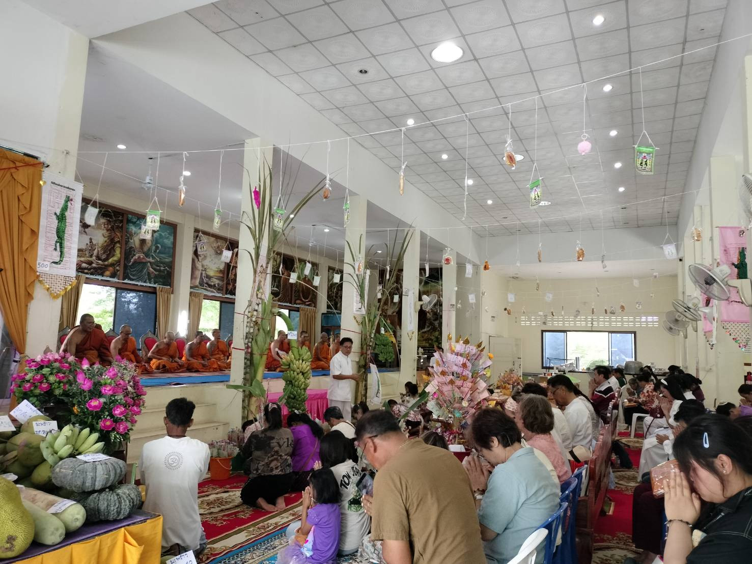 ภาพร่วมพิธีกรรมวัดป่าอำนวยผล