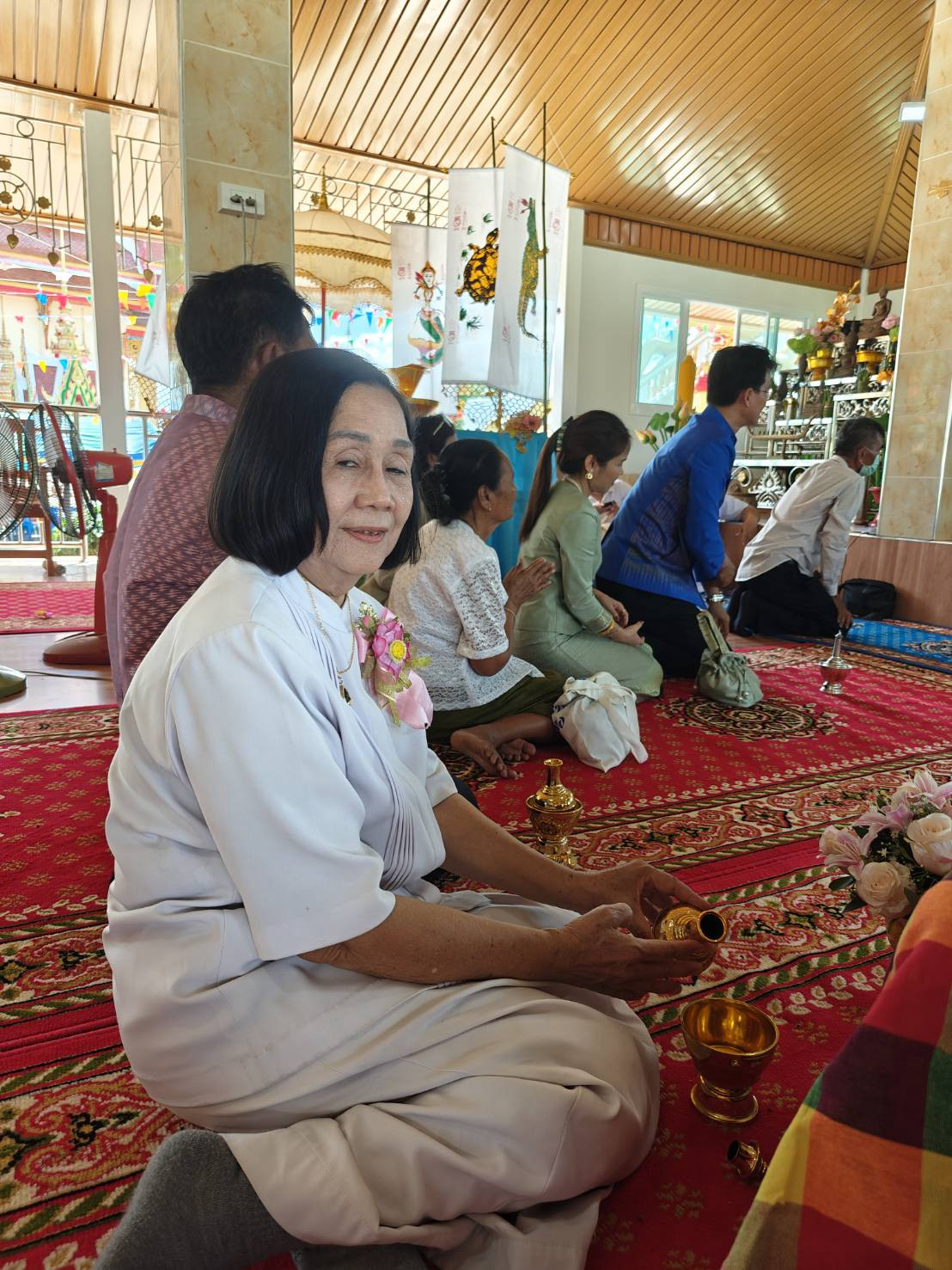 ภาพร่วมพิธีกรรมวัดคึมหญ้านาง