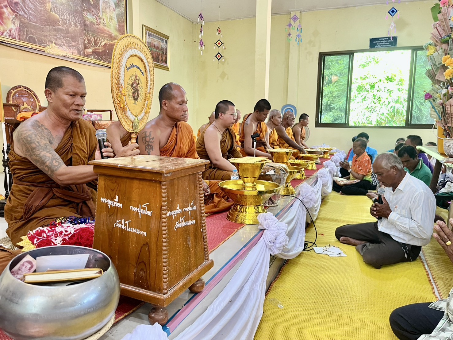 ภาพร่วมพิธีกรรมสำนักสงฆ์ศูนย์ปฏิบัติธรรมป่าโนนแดง
