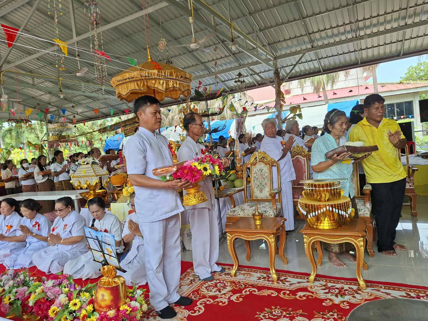 ภาพร่วมพิธีกรรมวัดหนองเสม็ด