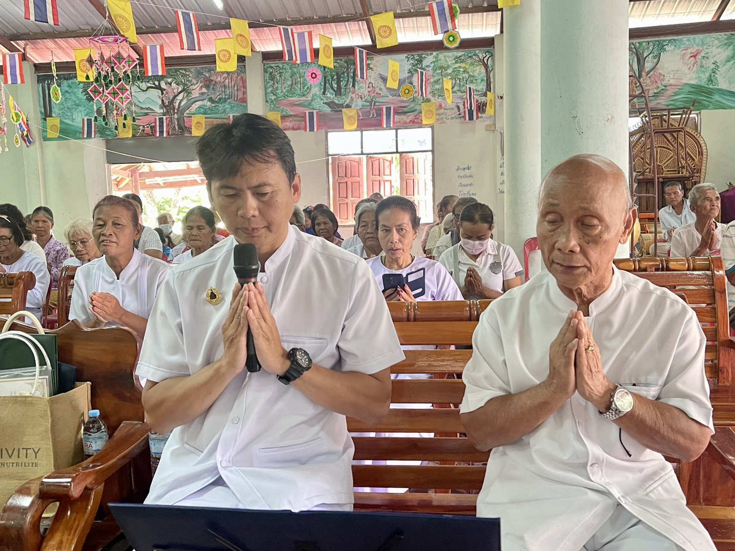 ภาพร่วมพิธีกรรมวัดใหม่หัวทำนบ