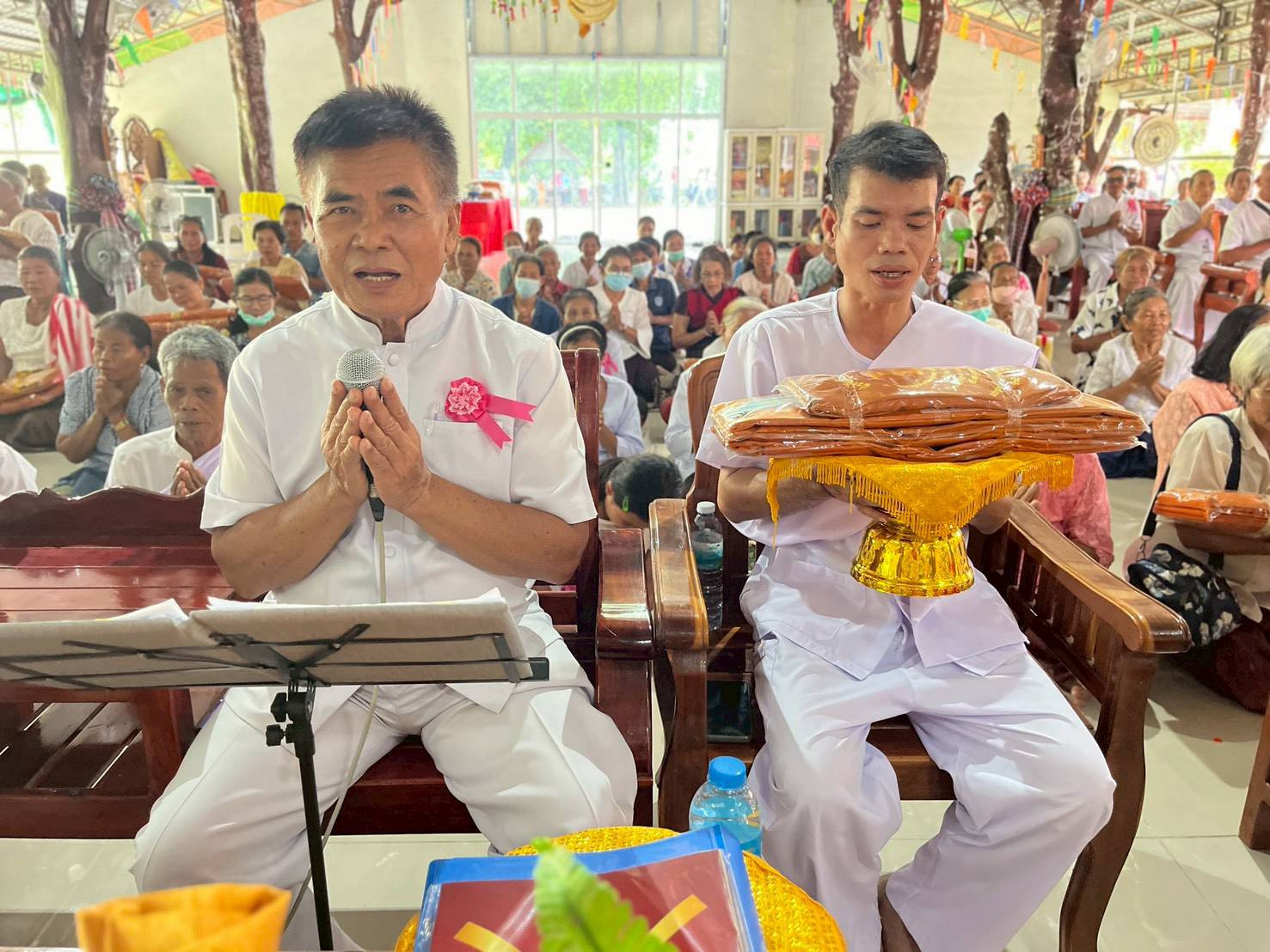 ภาพกล่าวคำถวายกฐินวัดสีชวา
