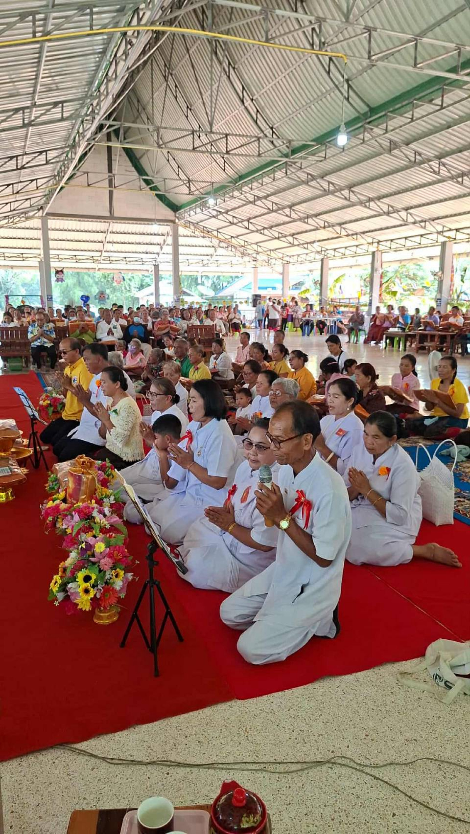 ภาพกล่าวคำถวายกฐินวัดป่าหนองม่วง