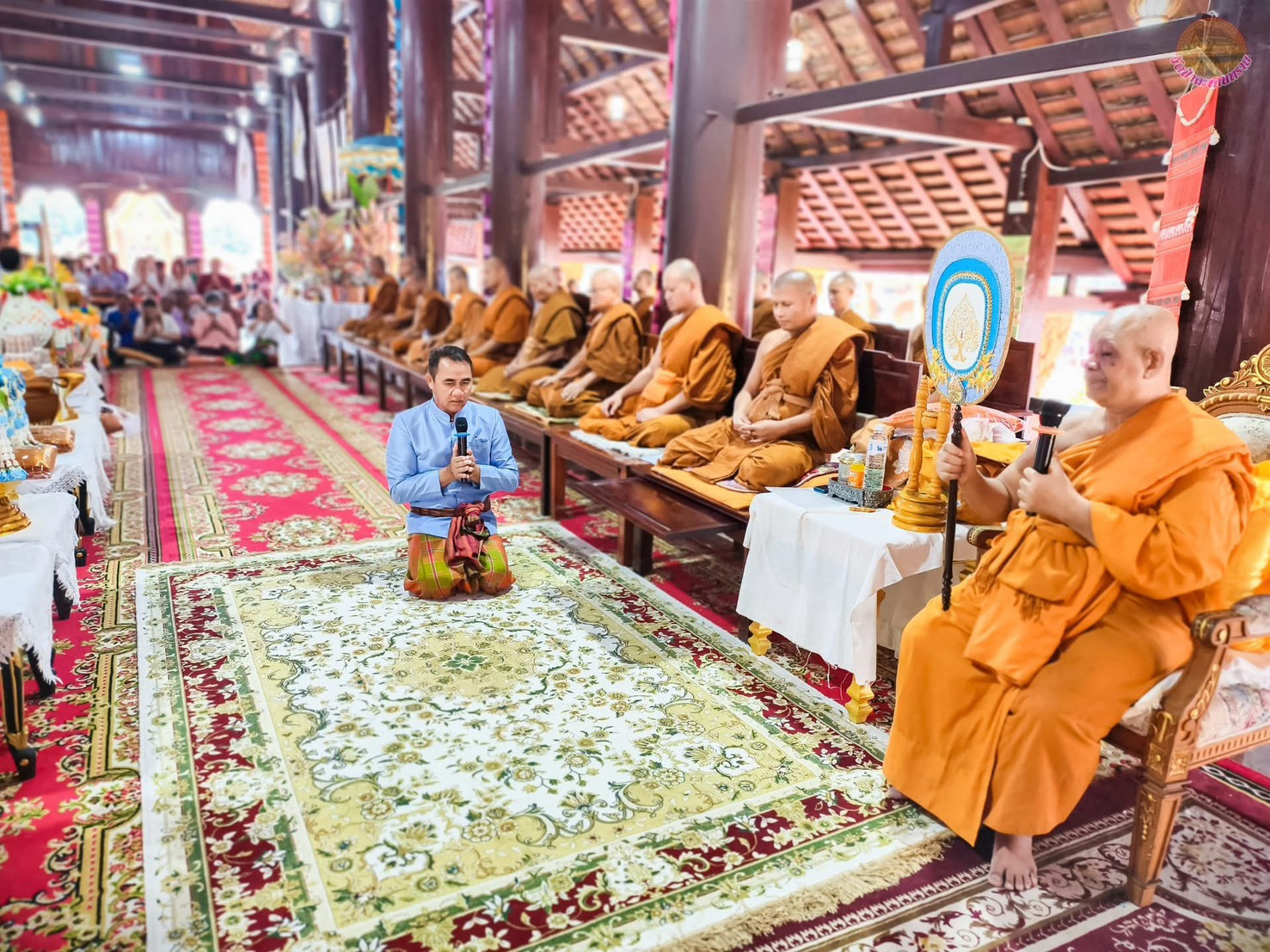 ภาพร่วมพิธีกรรมวัดป่าละหานทราย