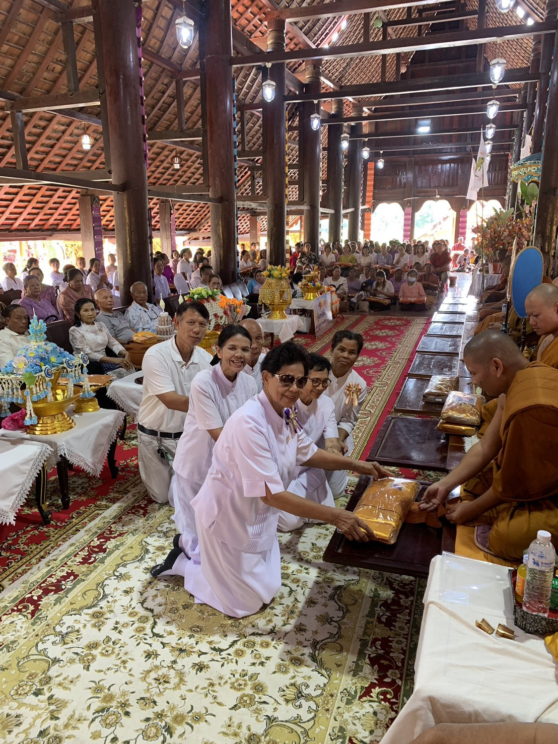 ภาพร่วมพิธีกรรมวัดป่าละหานทราย