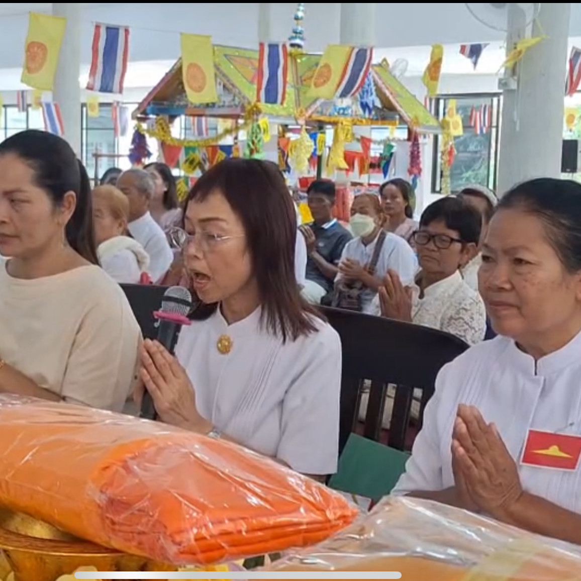 ภาพกล่าวคำถวายกฐินวัดป่าคูเมือง