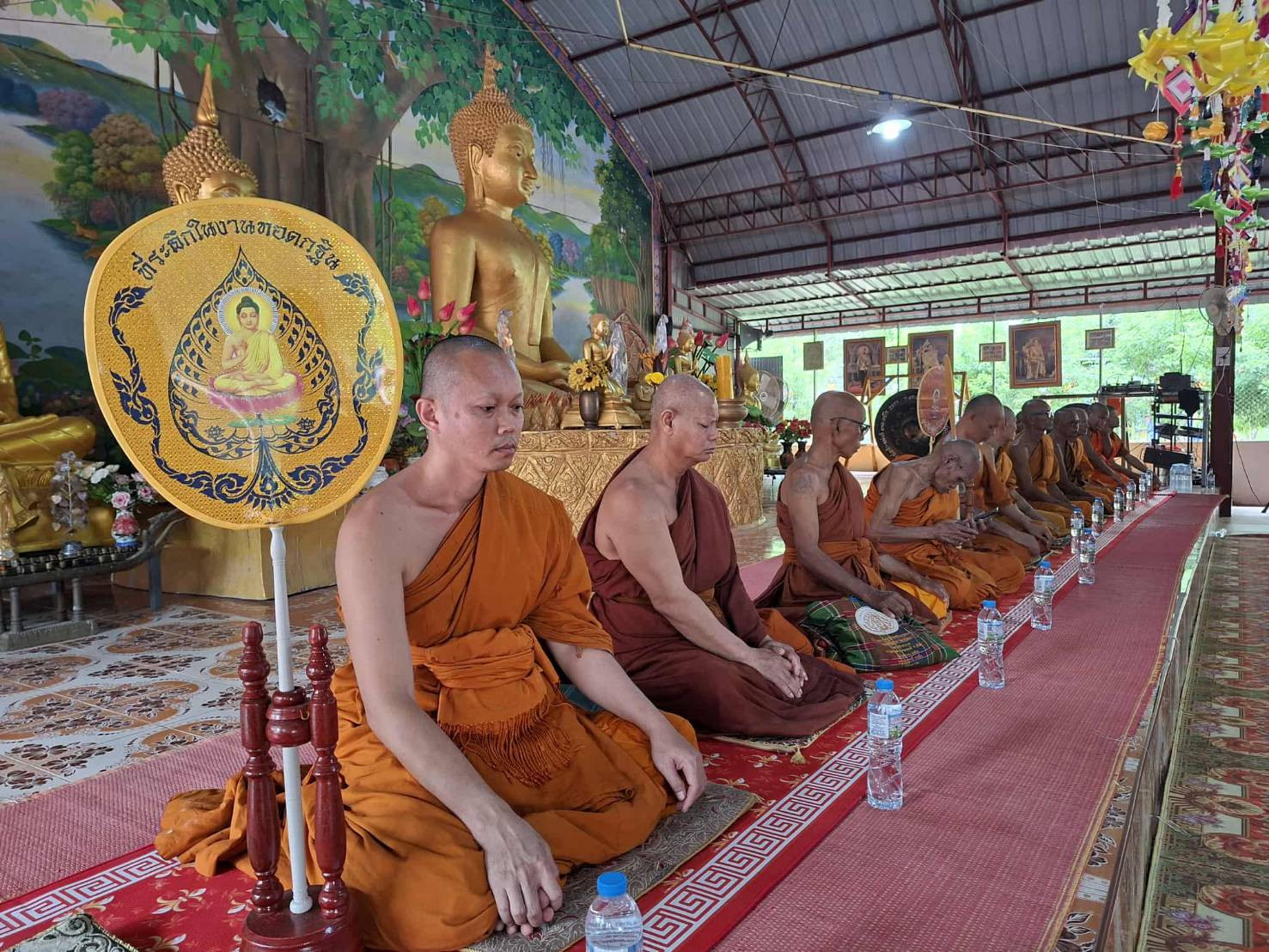 ภาพร่วมพิธีกรรมวัดไทยสามัคคี