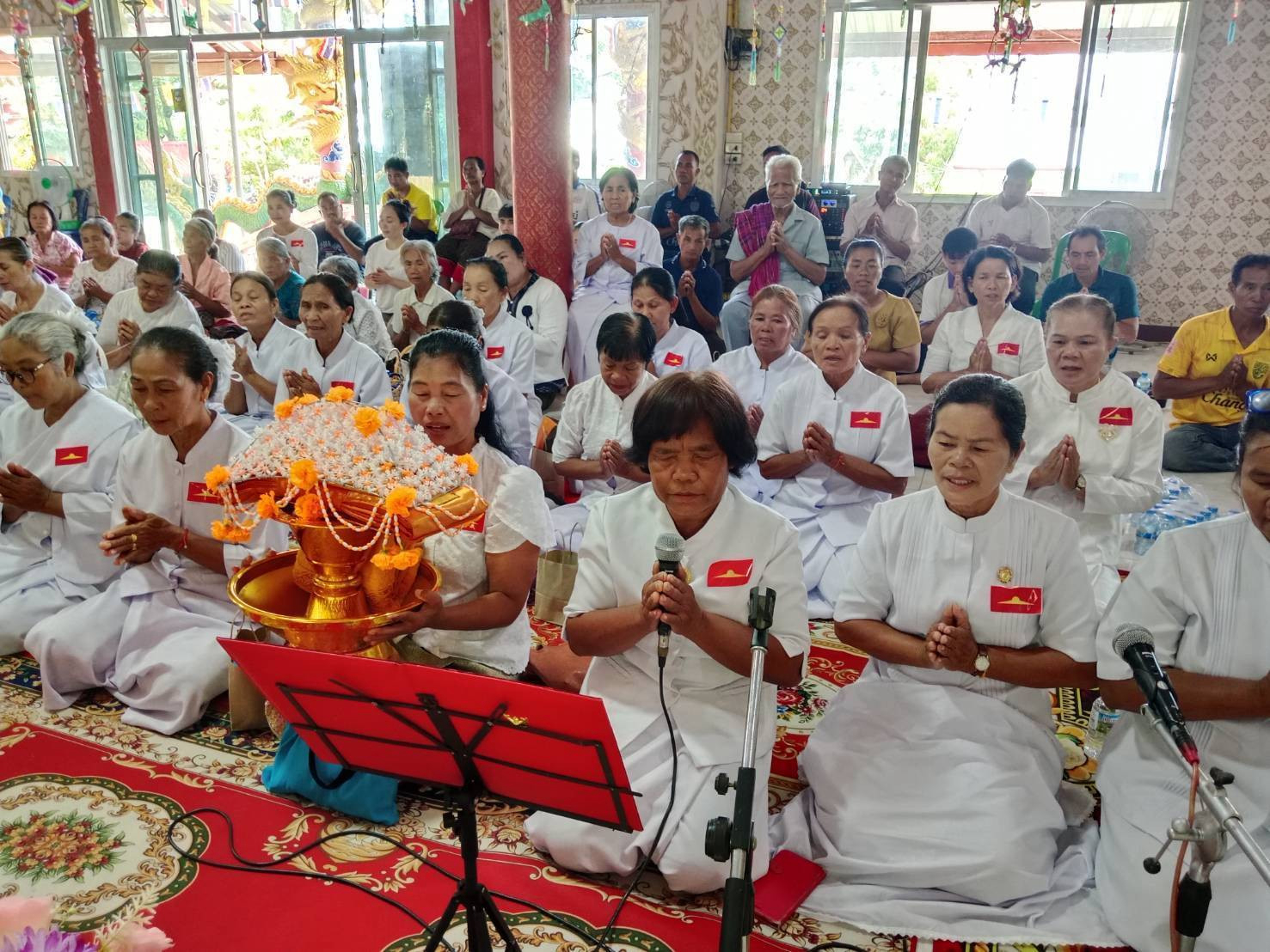 ภาพกล่าวคำถวายกฐินสำนักสงฆ์ป่านาธรรมนิมิต