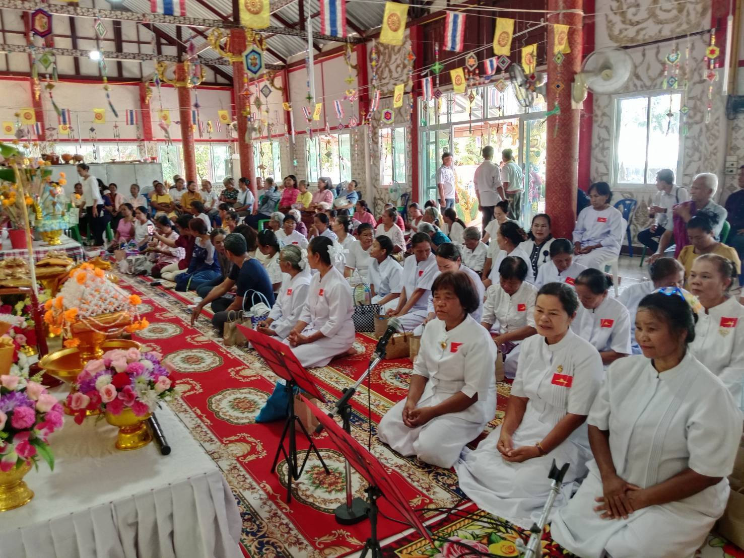 ภาพร่วมพิธีกรรมสำนักสงฆ์ป่านาธรรมนิมิต