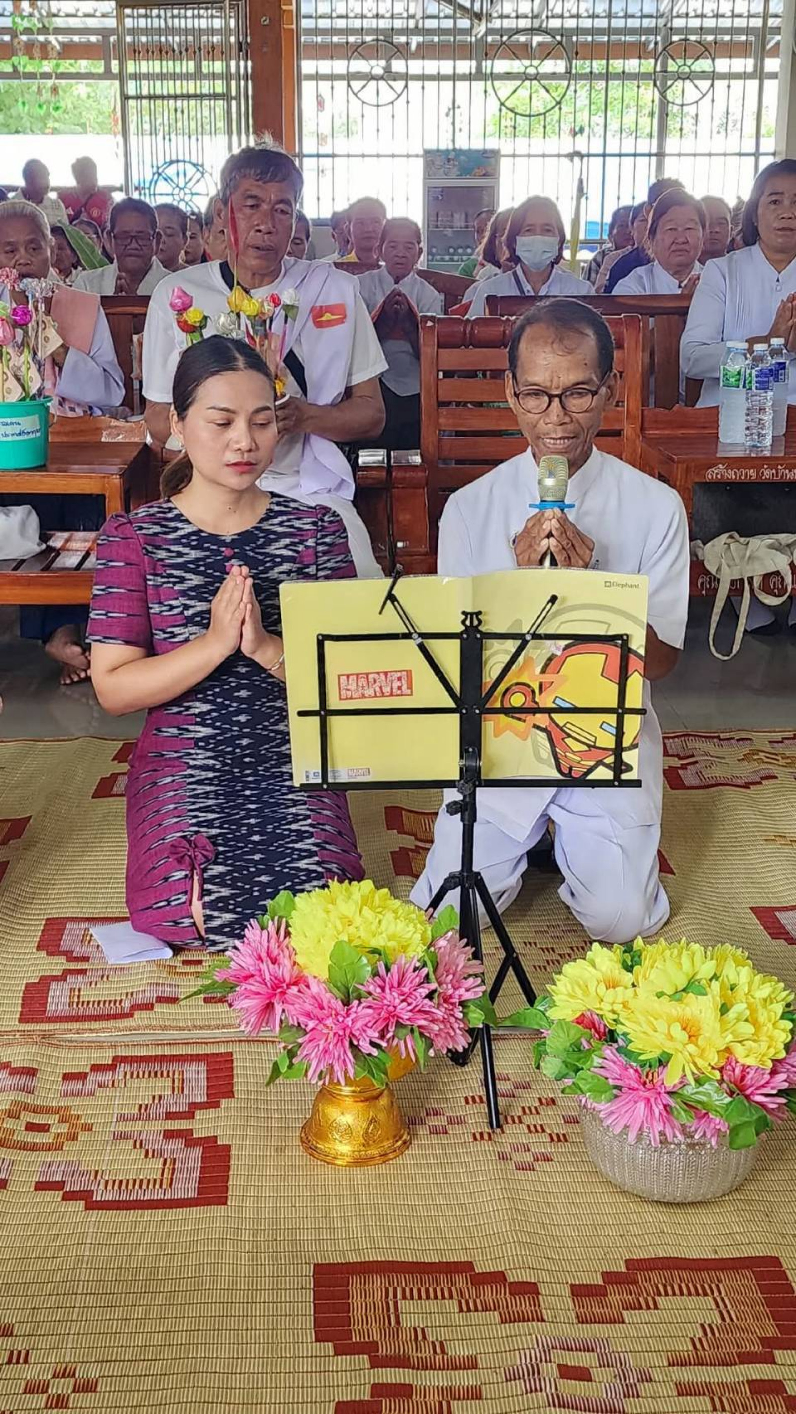 ภาพกล่าวคำถวายกฐินวัดหนองตะคร้อ