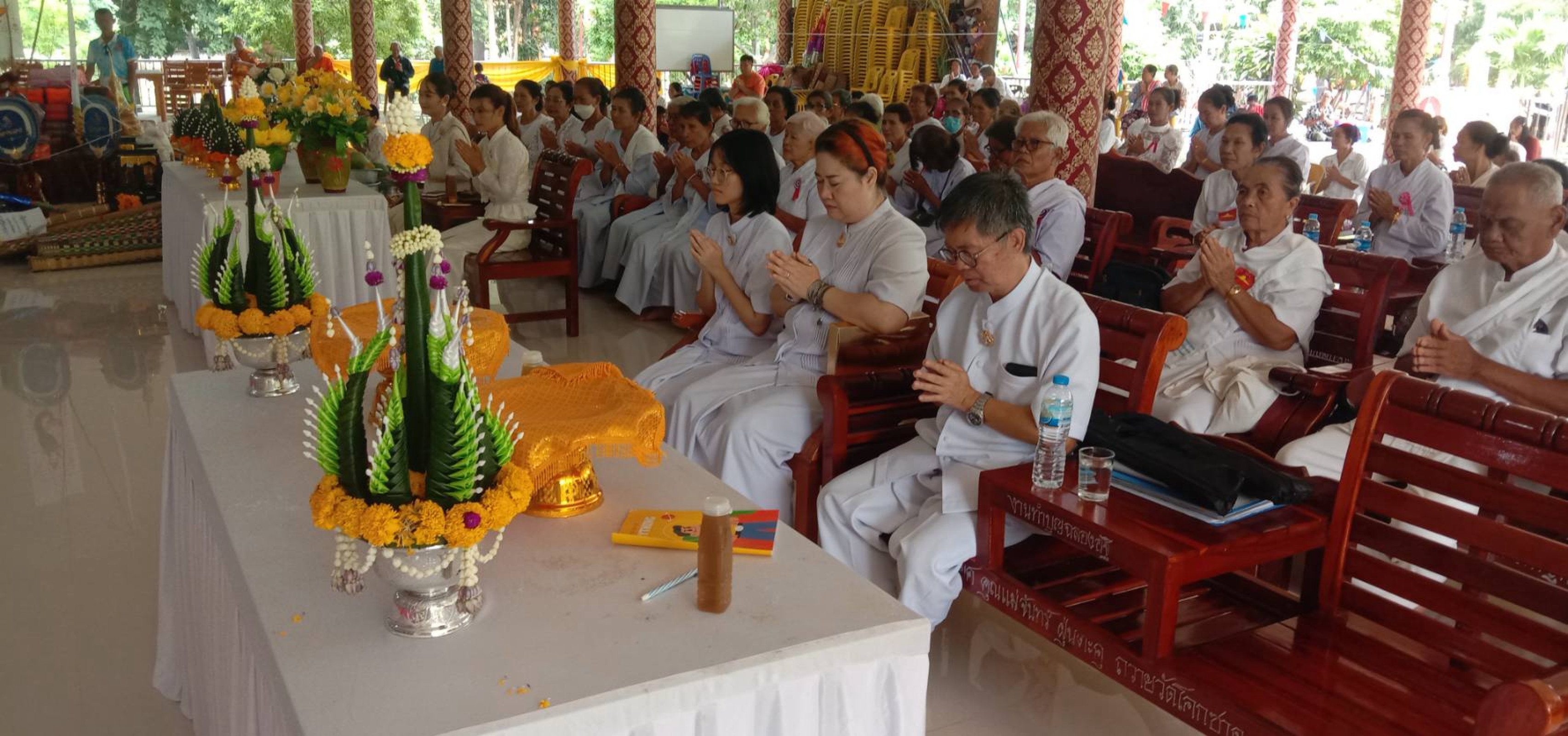 ภาพร่วมพิธีกรรมวัดโคกซาด
