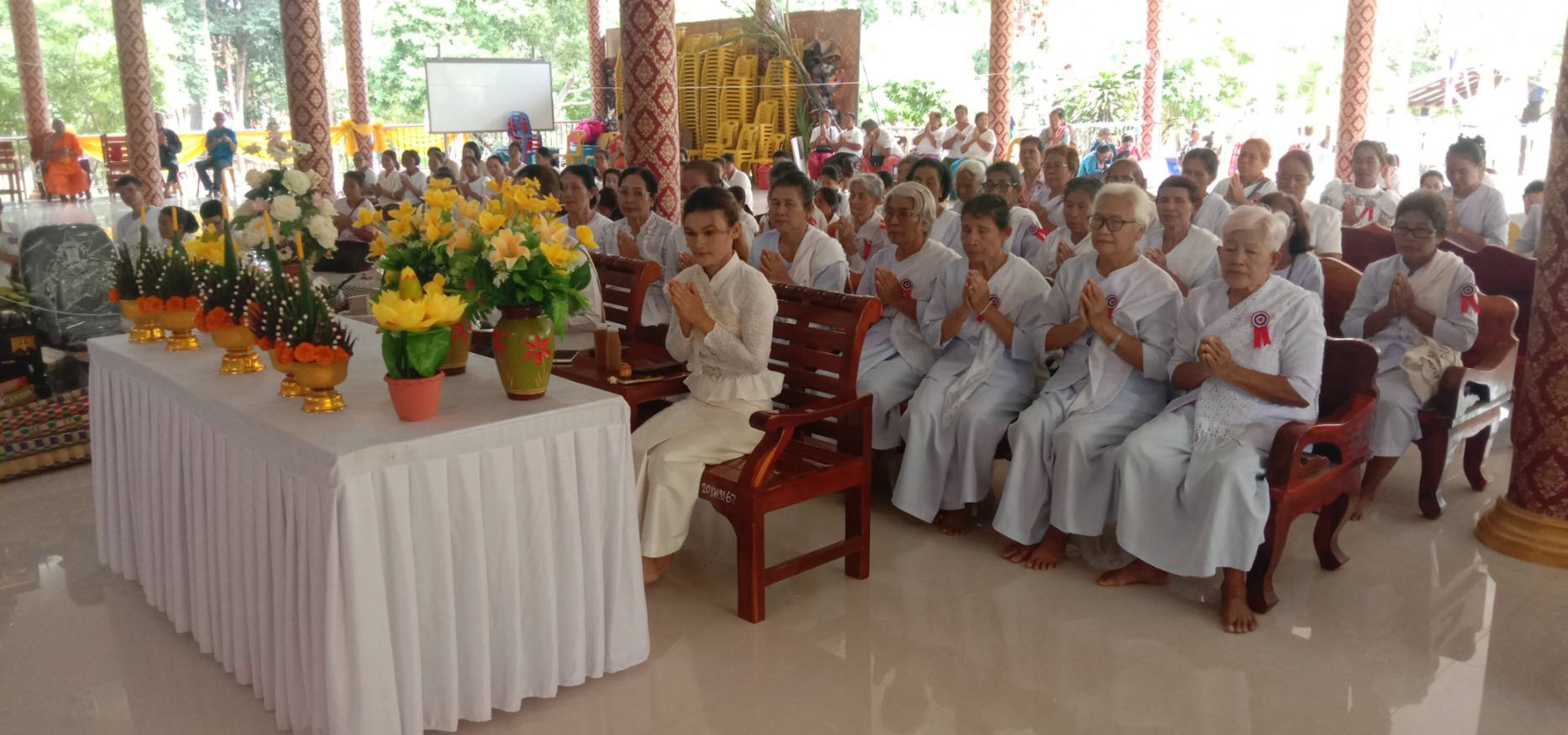 ภาพร่วมพิธีกรรมวัดโคกซาด