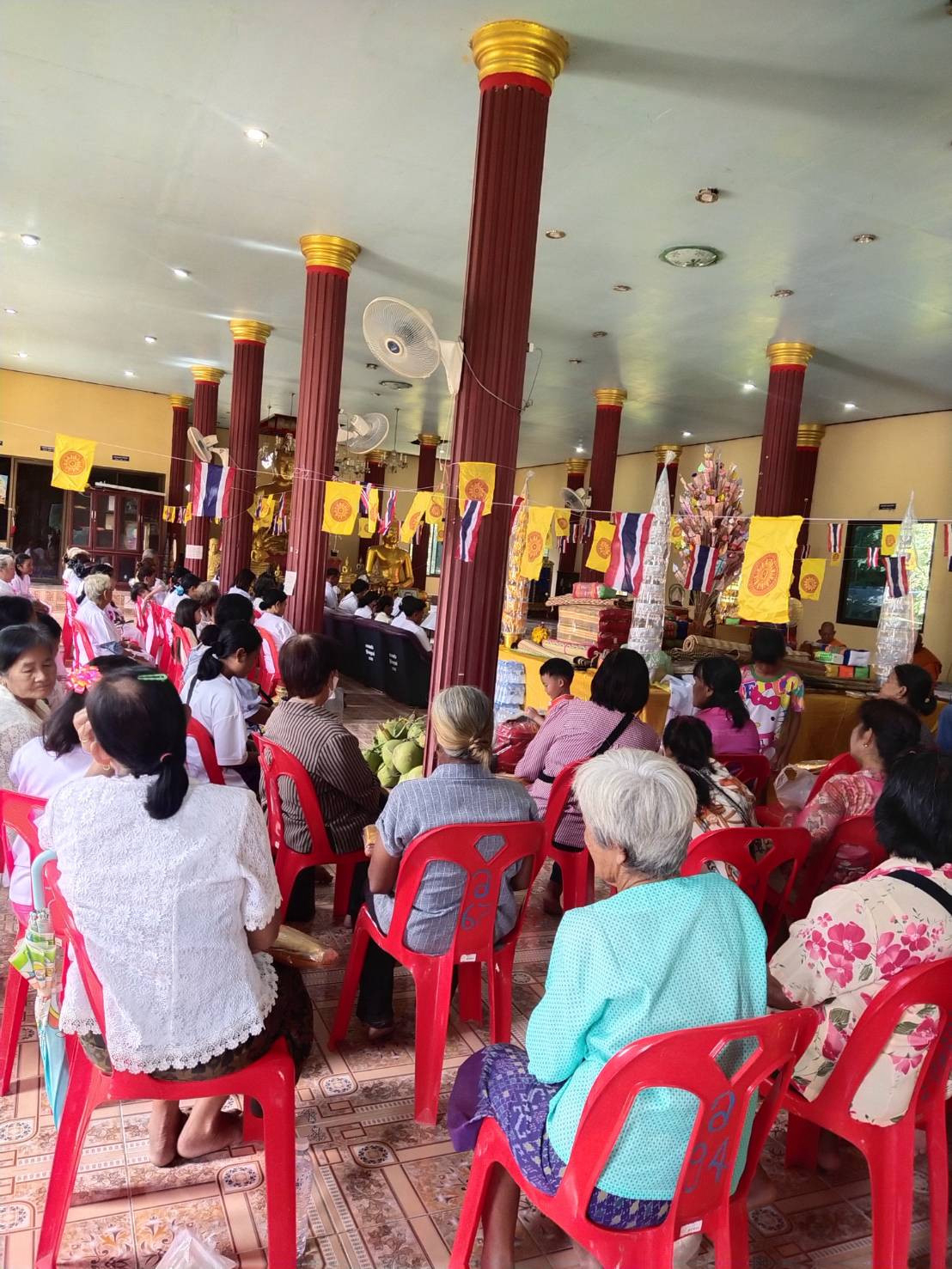 ภาพร่วมพิธีกรรมวัดผไทรวมพล