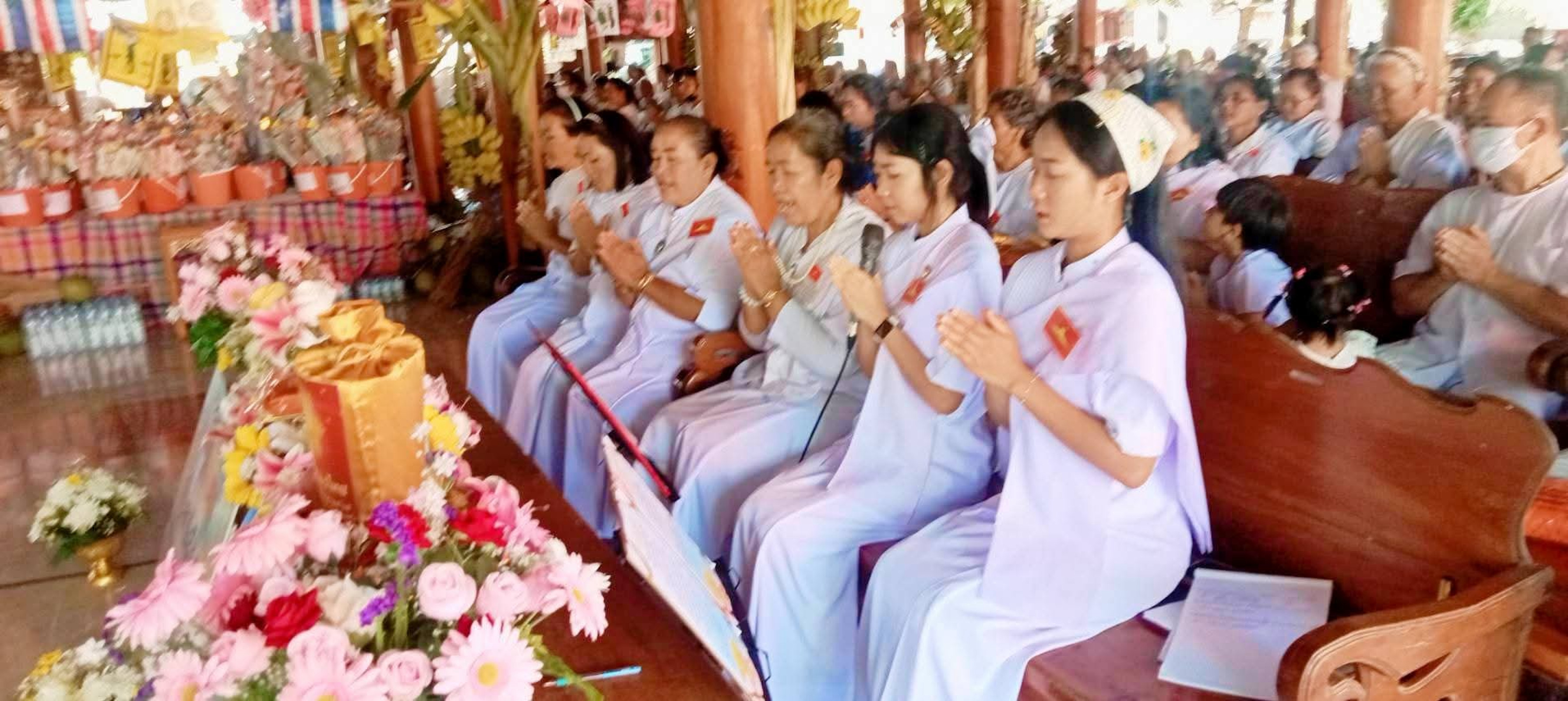 ภาพกล่าวคำถวายกฐินวัดช่างหินบ้านสวายจีกน้อย