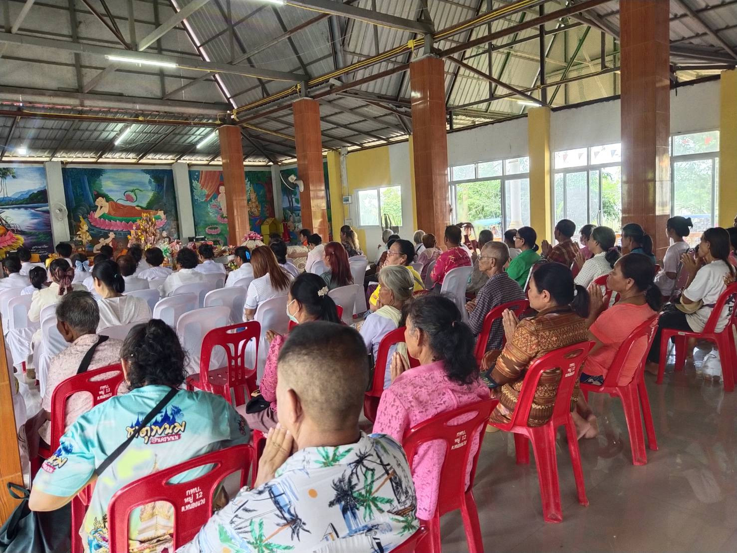 ภาพร่วมพิธีกรรมวัดราษฎร์สามัคคีธรรม