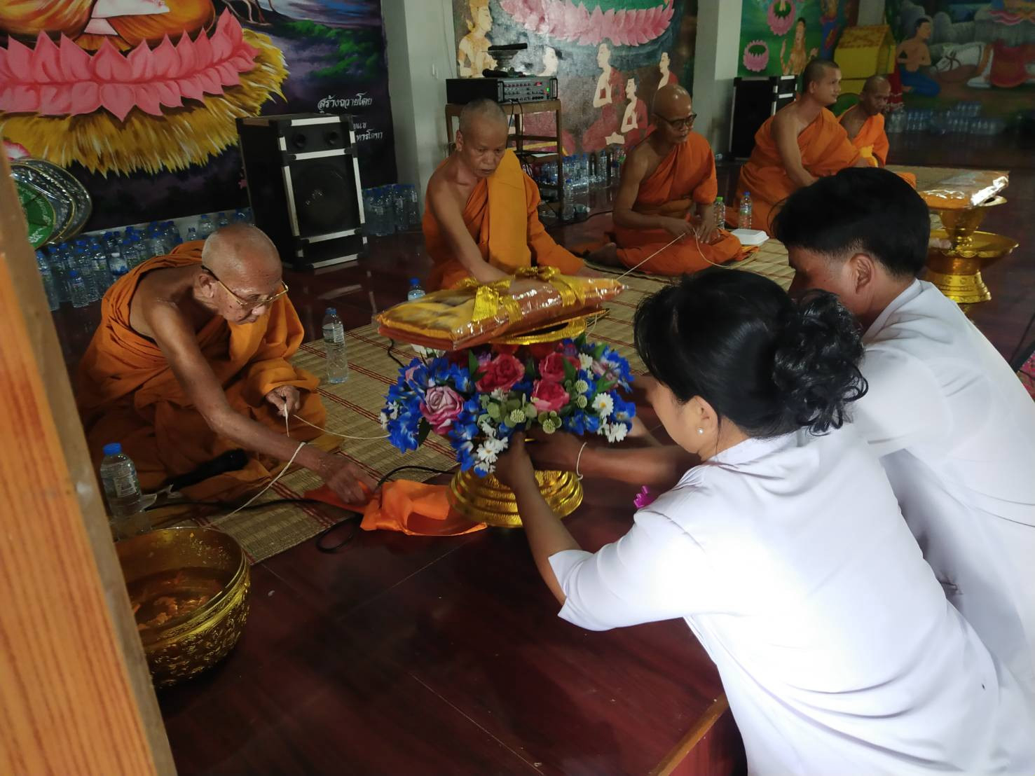 ภาพร่วมพิธีกรรมวัดราษฎร์สามัคคีธรรม