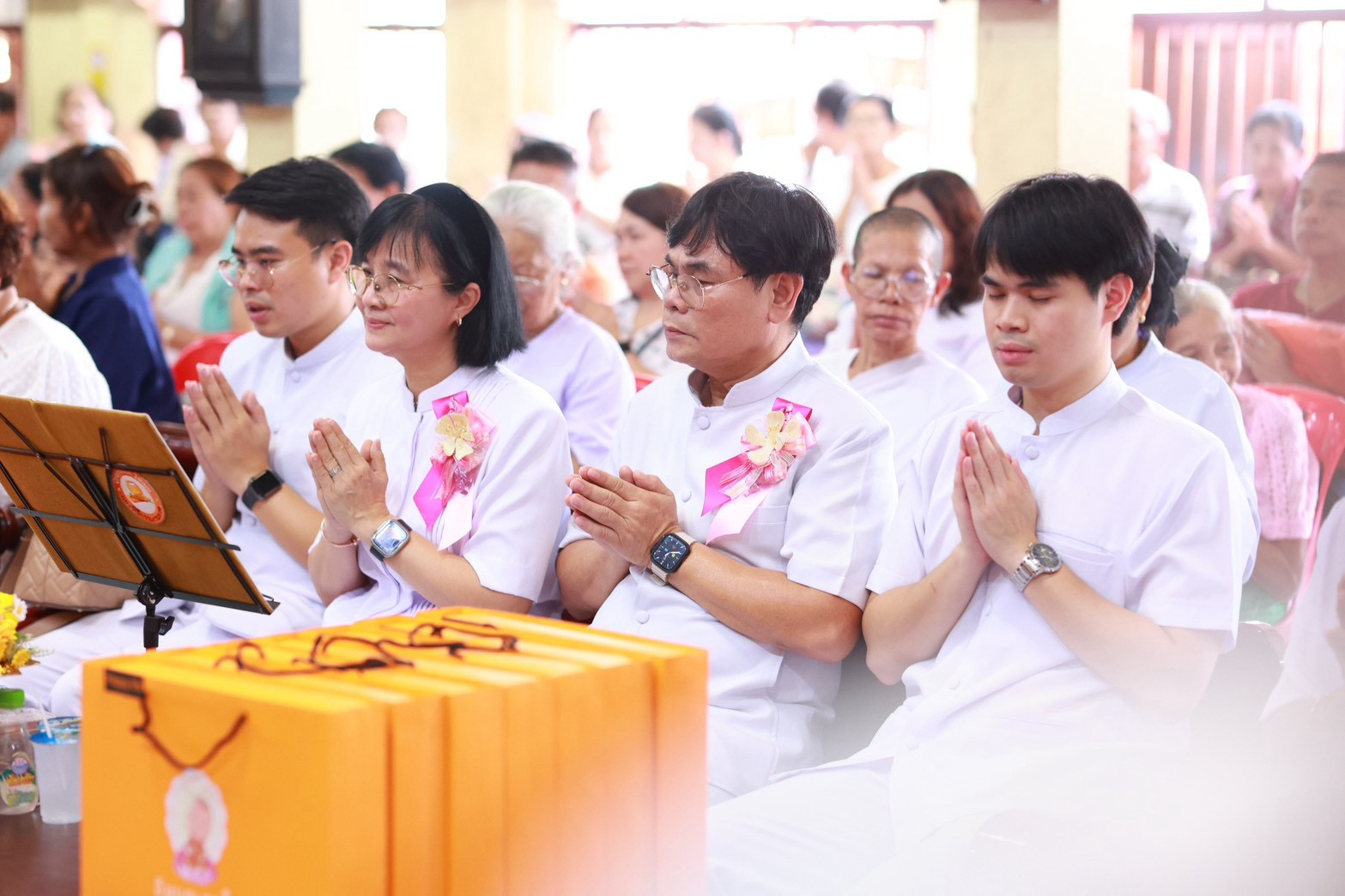 ภาพกล่าวคำถวายกฐินวัดสาธุชนาราม