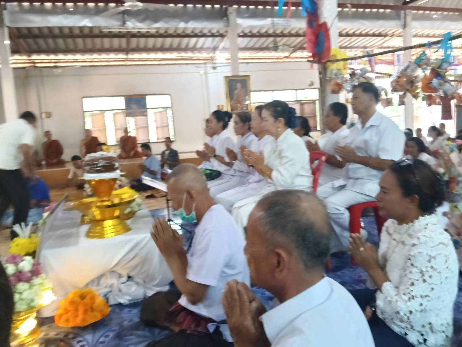 ภาพร่วมพิธีกรรมวัดแก่นท้าว