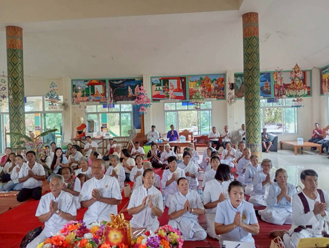 ภาพร่วมพิธีกรรมวัดอรุณโพธิราช