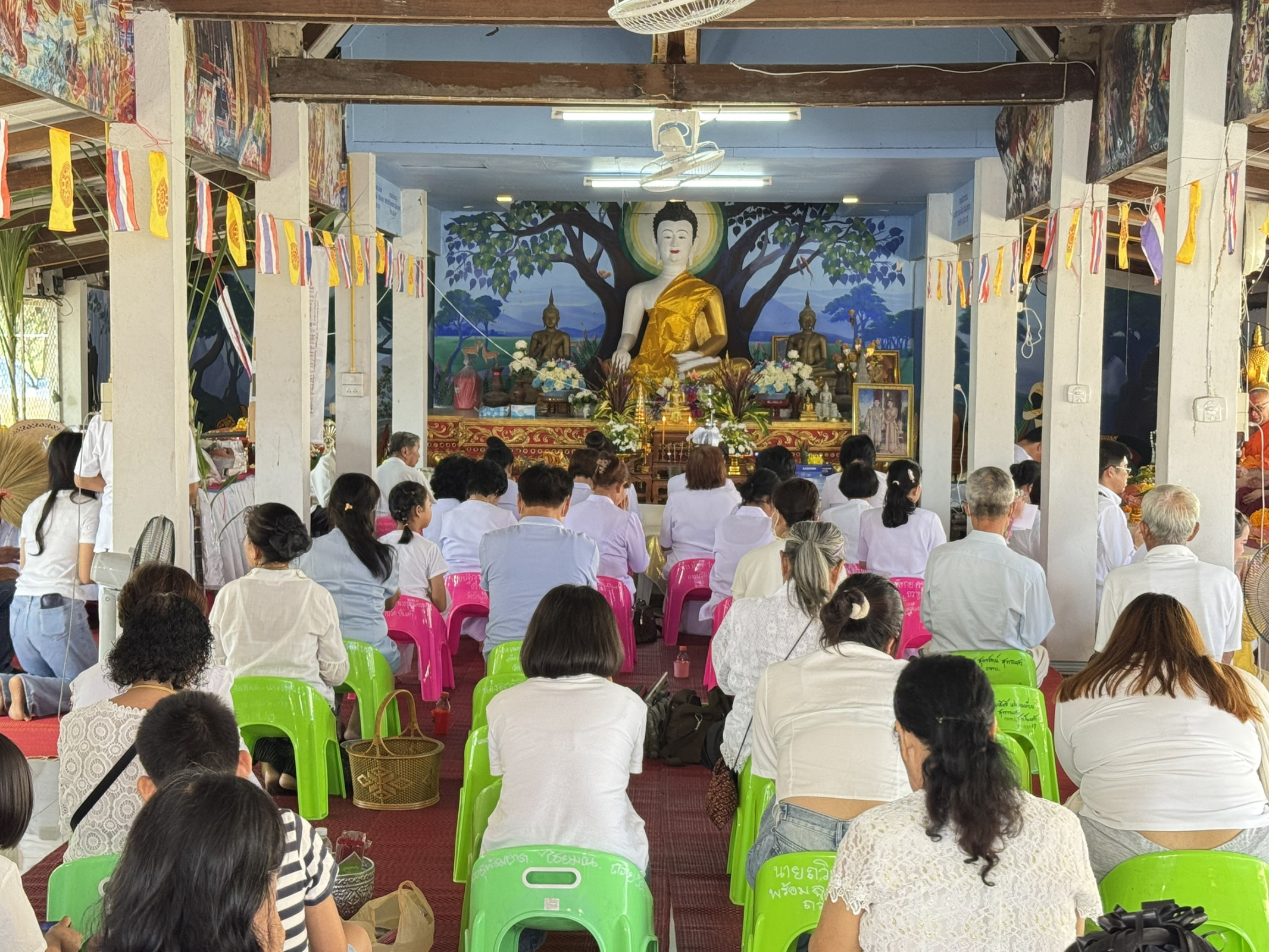 ภาพร่วมพิธีกรรมวัดปันเต้า