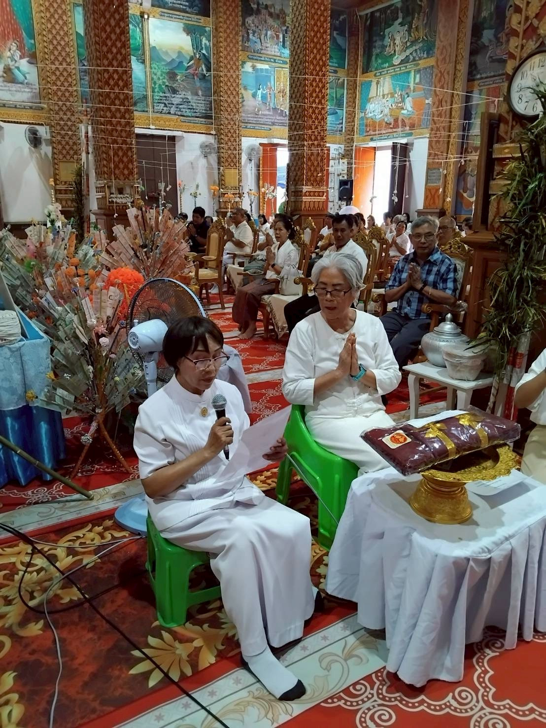 ภาพกล่าวคำถวายกฐินวัดพระเจ้าตนหลวง