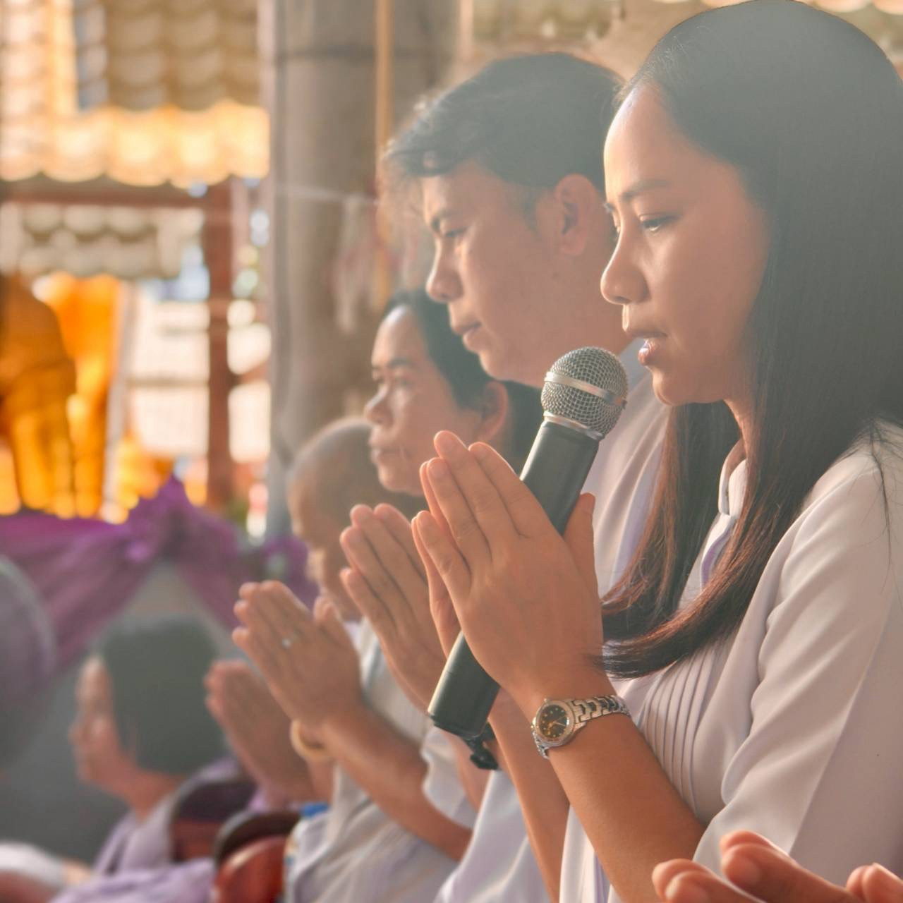 ภาพกล่าวคำถวายกฐินสำนักสงฆ์วัดป่าบ้านราษฎร์รักแดน