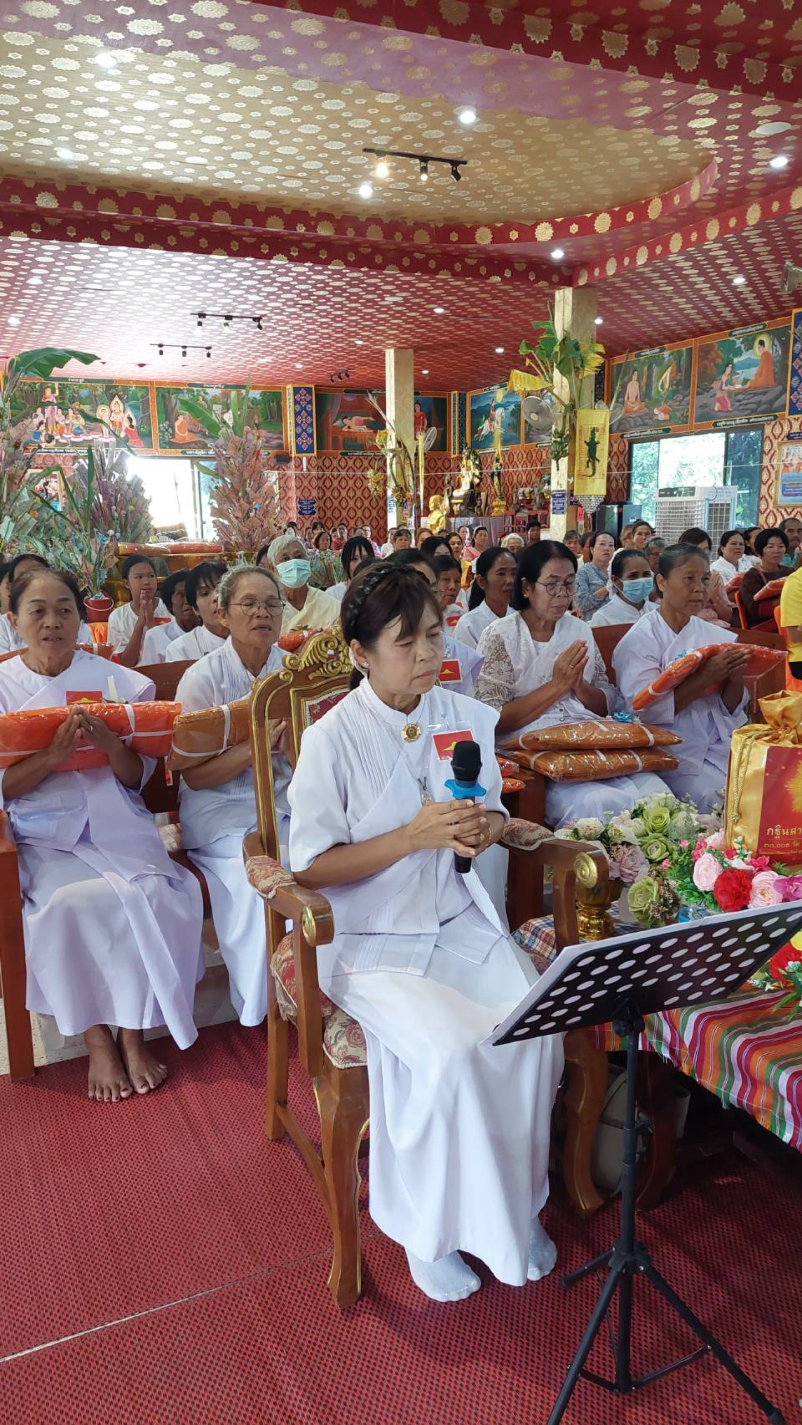 ภาพกล่าวคำถวายกฐินวัดประชานิรมิต (บุลาว)