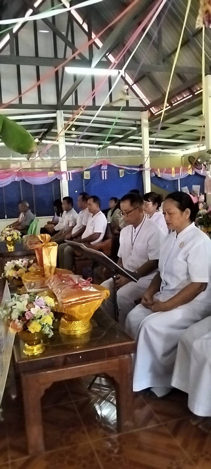 ภาพร่วมพิธีกรรมวัดหนองเสม็ดวนาราม