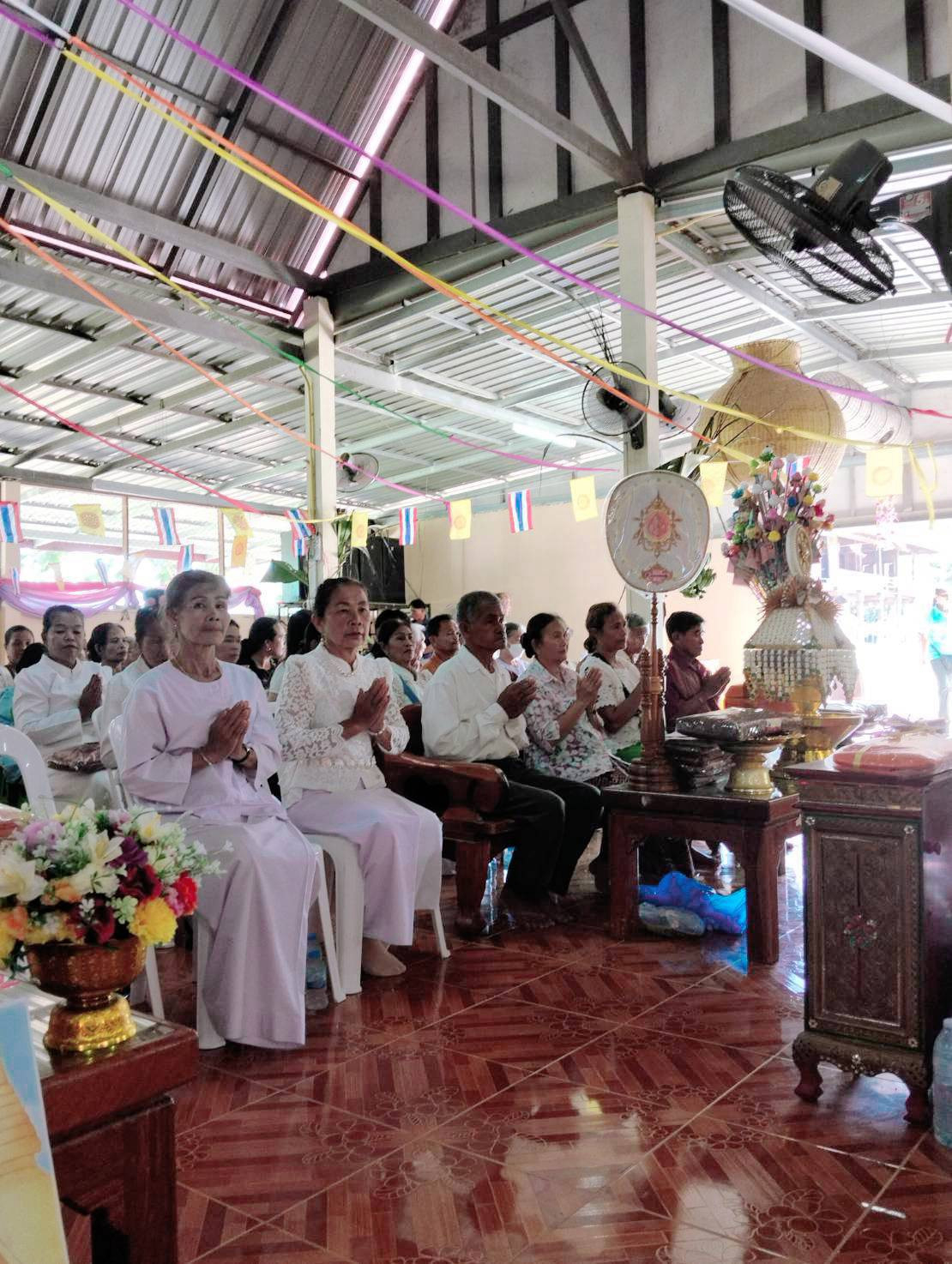 ภาพร่วมพิธีกรรมวัดหนองเสม็ดวนาราม