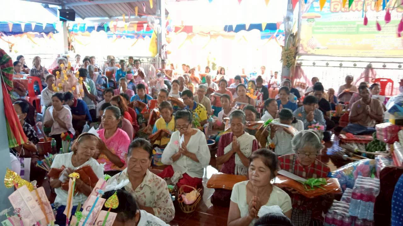 ภาพร่วมพิธีกรรมวัดป่าขุนศรีบูชาธรรม