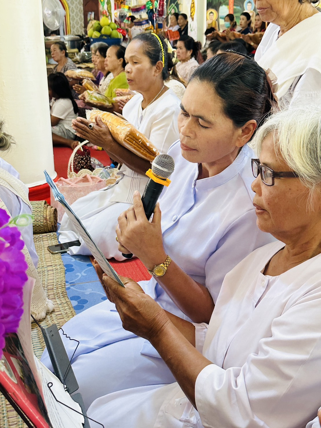 ภาพกล่าวคำถวายกฐินวัดป่าโนนสุวรรณ