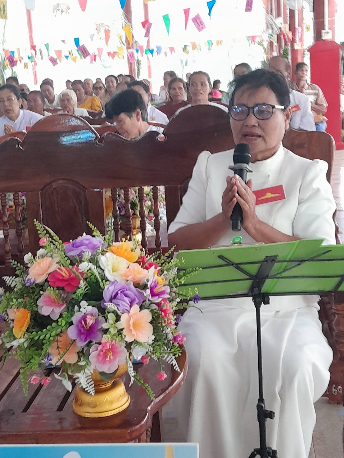 ภาพกล่าวคำถวายกฐินวัดโคกสนวน