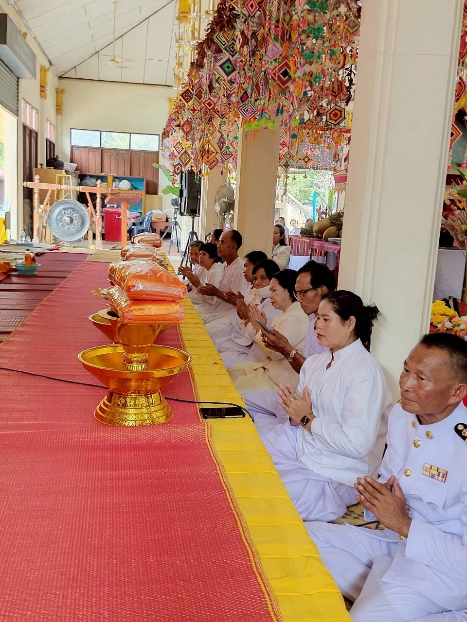 ภาพร่วมพิธีกรรมวัดเวฬุวัน