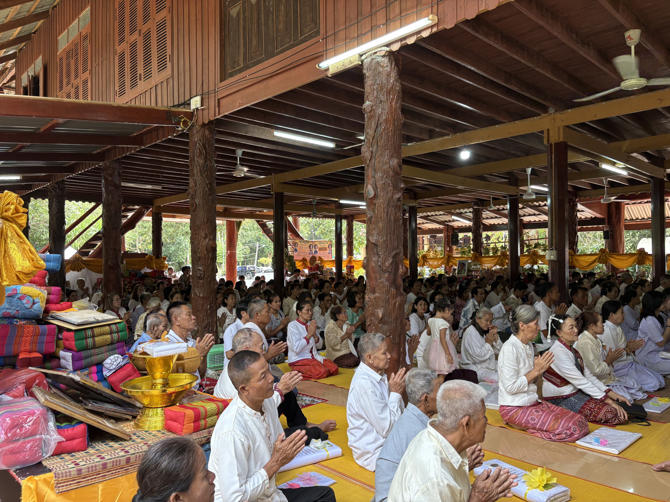 ภาพร่วมพิธีกรรมวัดป่าสุภัททาราม