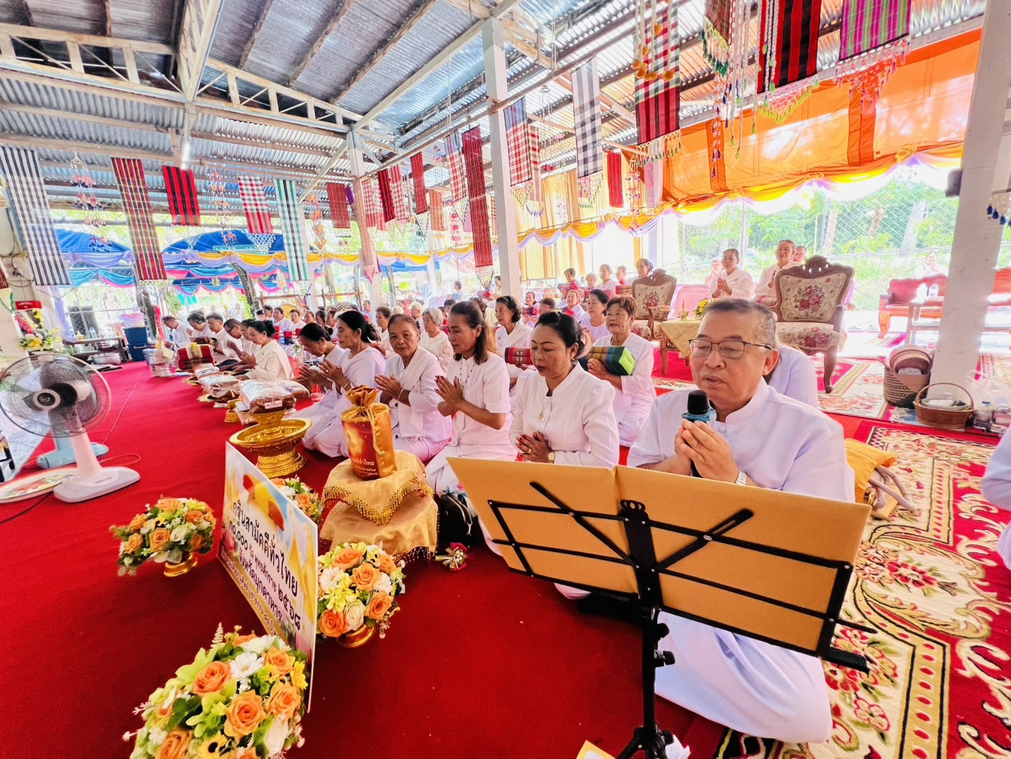 ภาพกล่าวคำถวายกฐินวัดแจ้ง
