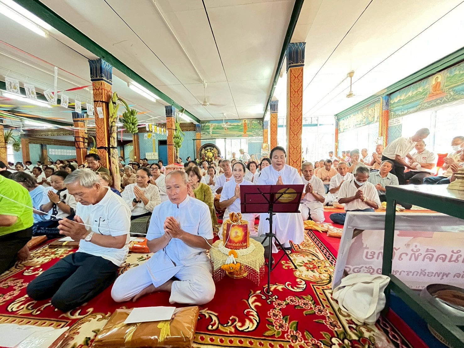 ภาพกล่าวคำถวายกฐินวัดเทพมงคล