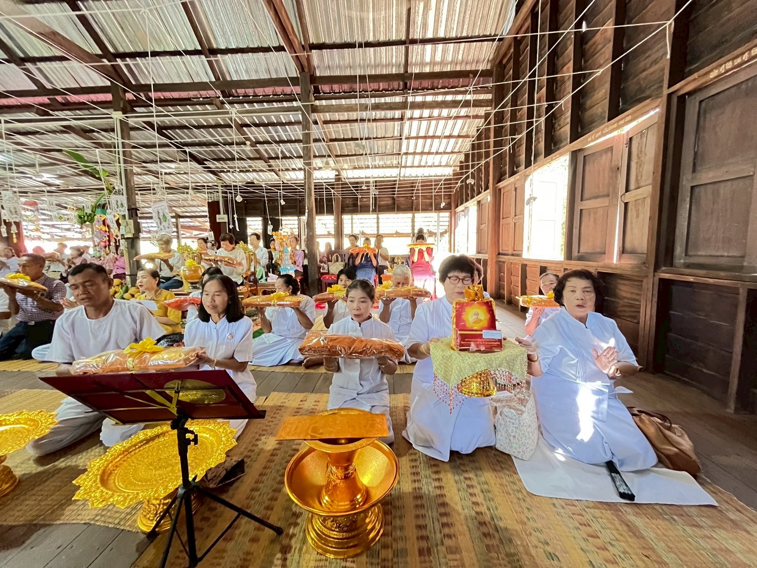 ภาพกล่าวคำถวายกฐินวัดศรีวิไล