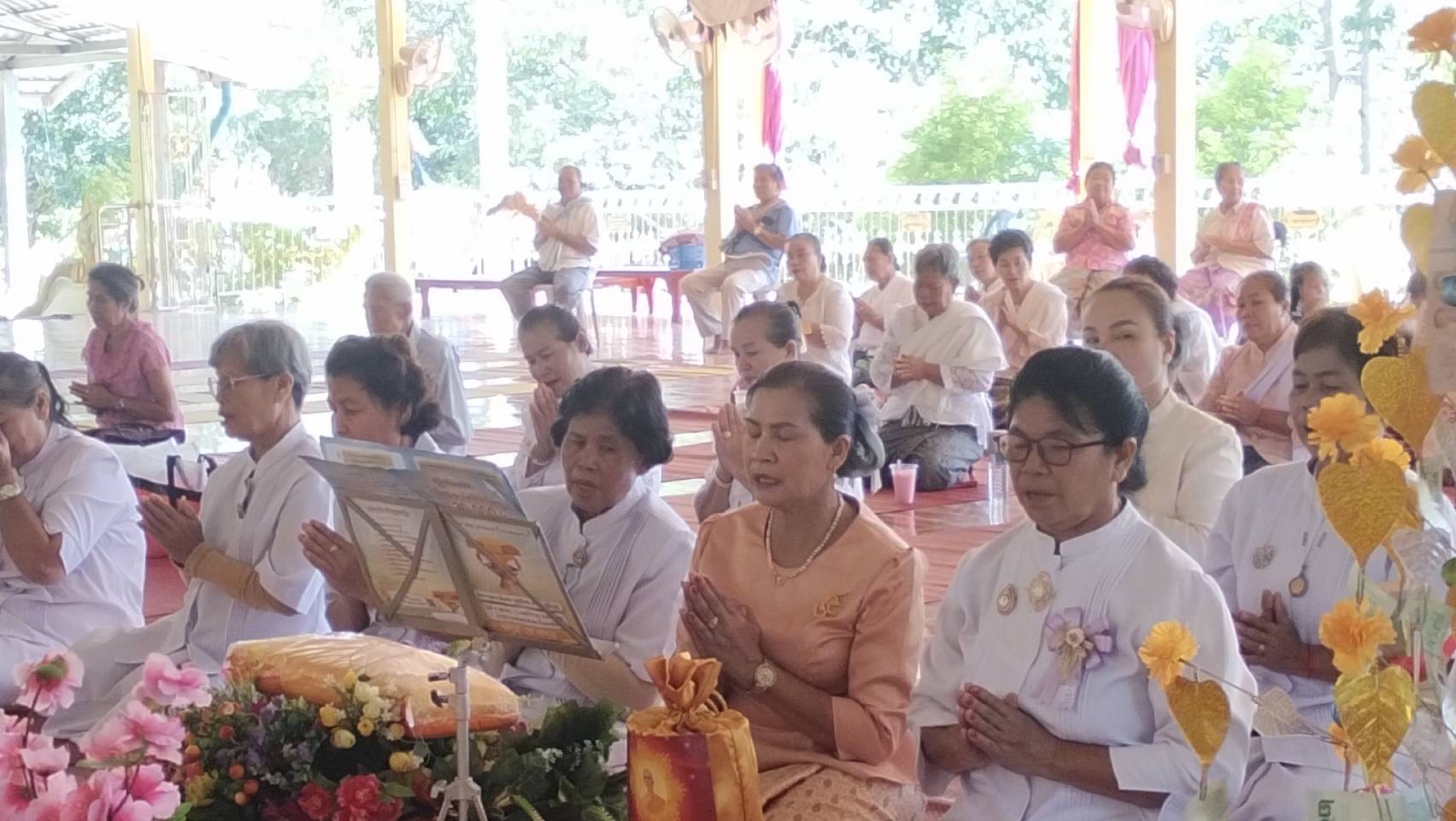 ภาพกล่าวคำถวายกฐินวัดจันทะดีบุปผาราม