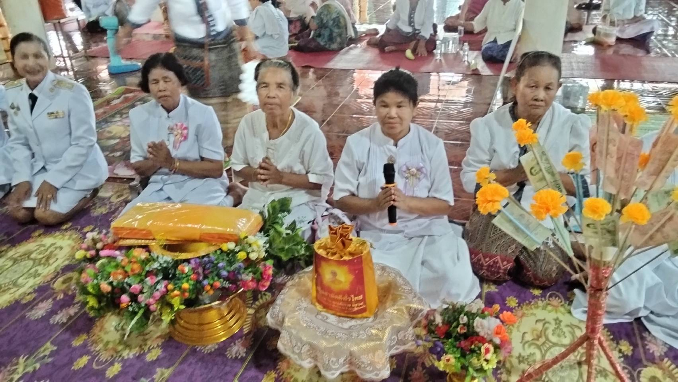 ภาพกล่าวคำถวายกฐินวัดนายาง