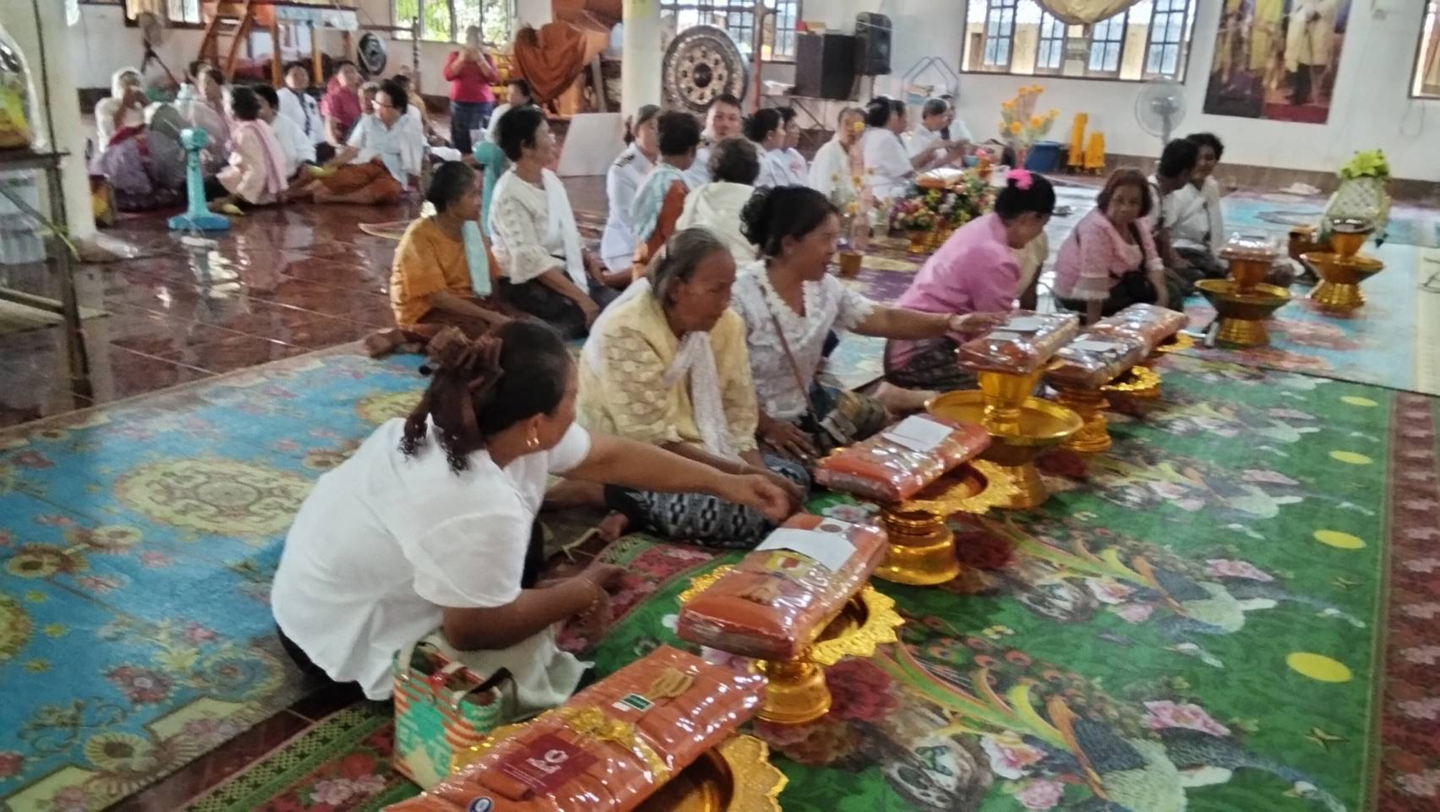 ภาพร่วมพิธีกรรมวัดนายาง