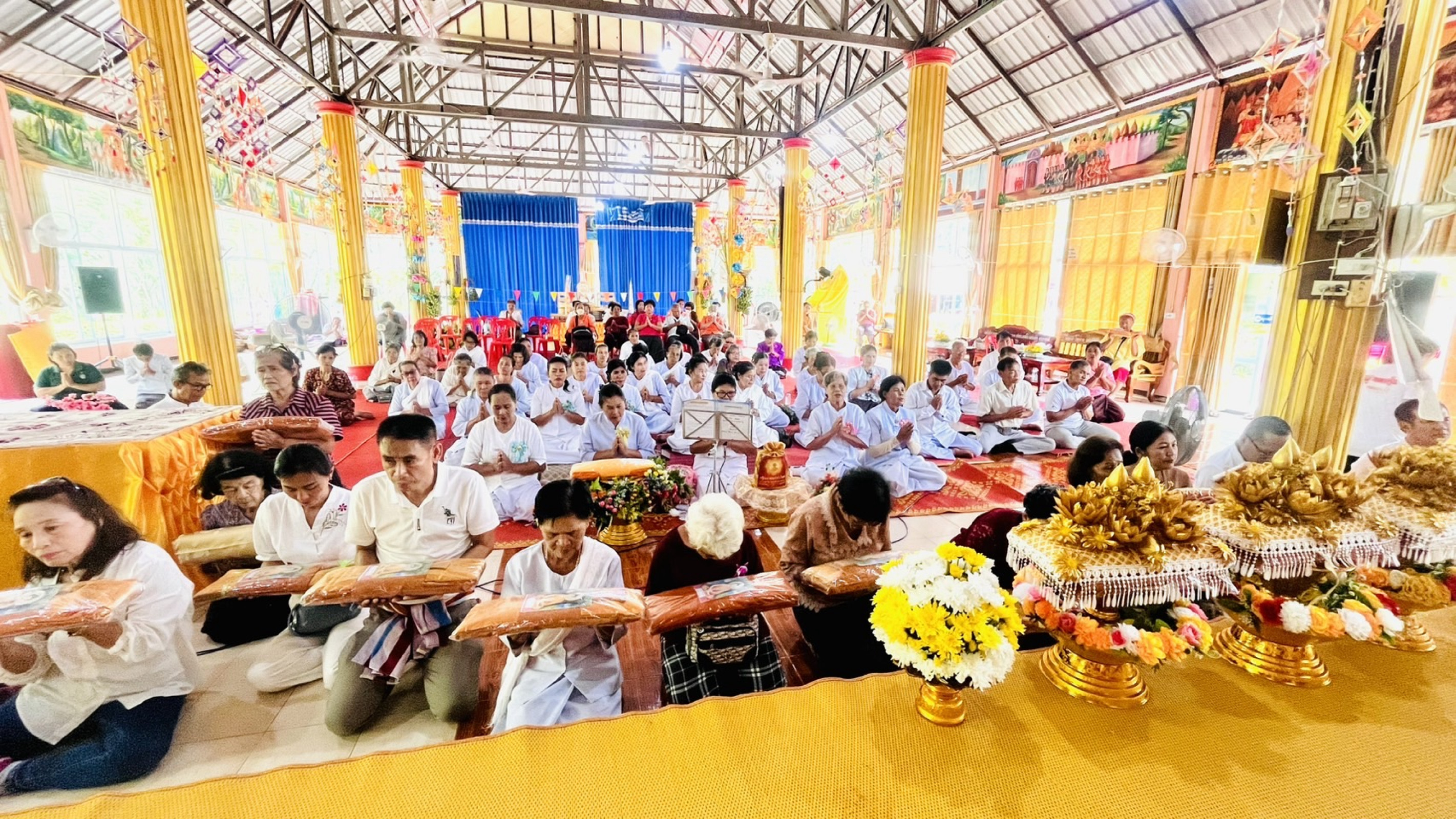 ภาพกล่าวคำถวายกฐินวัดราษฎร์ศิริมังคลาราม