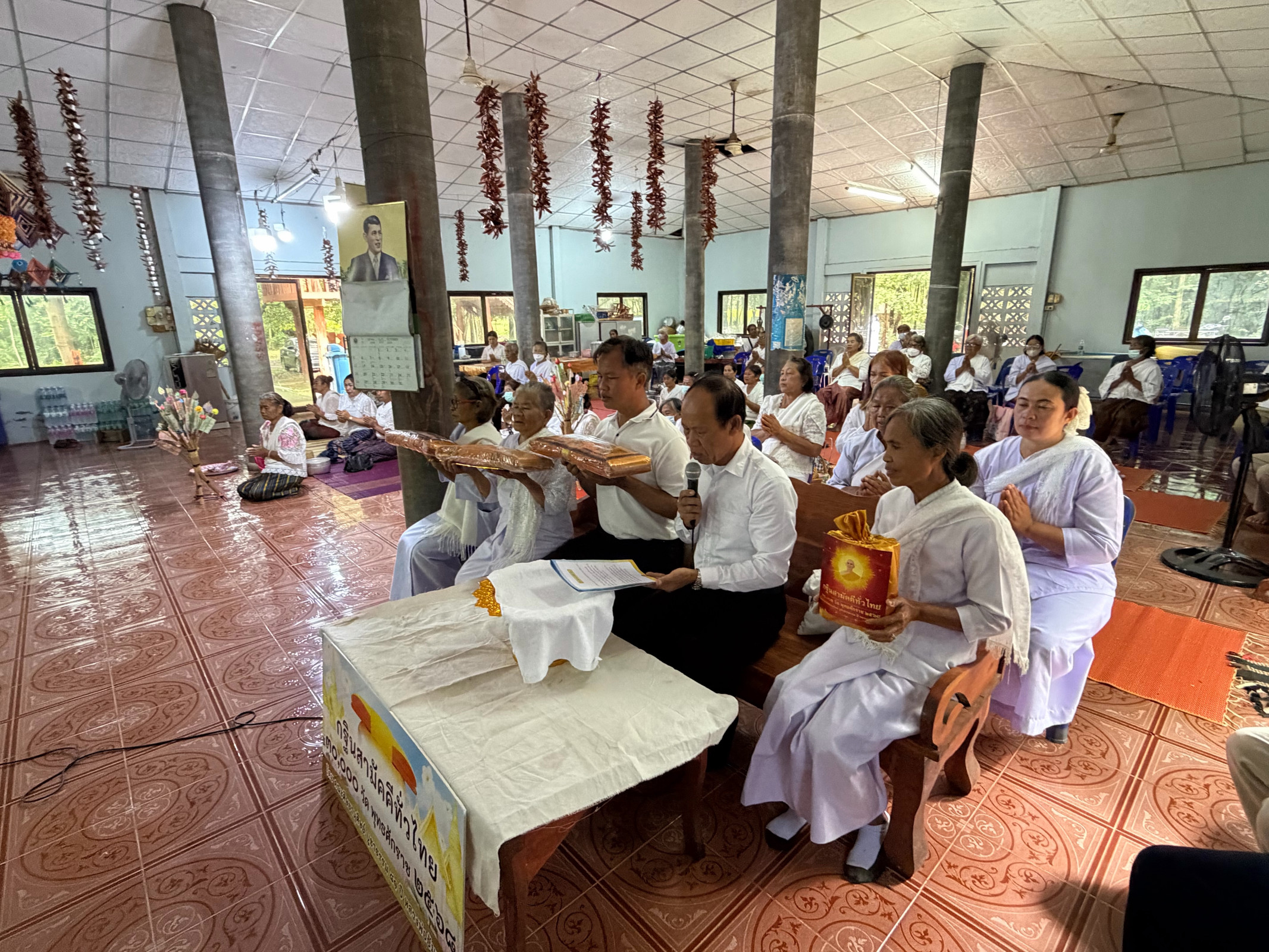 ภาพร่วมพิธีกรรมวัดป่าพุทธโสธรโฆสิตาราม