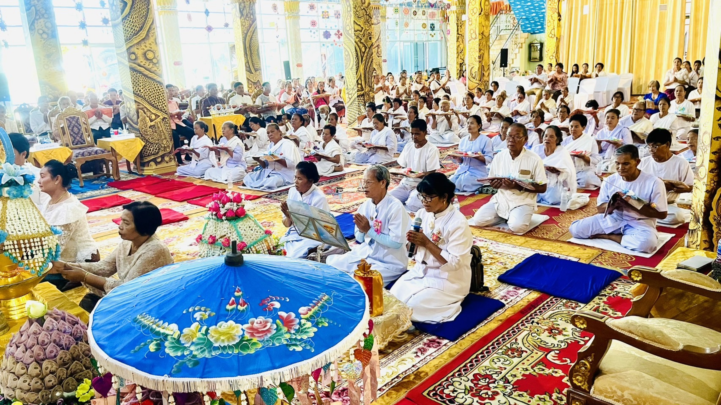 ภาพกล่าวคำถวายกฐินวัดจันทรังษีวราราม