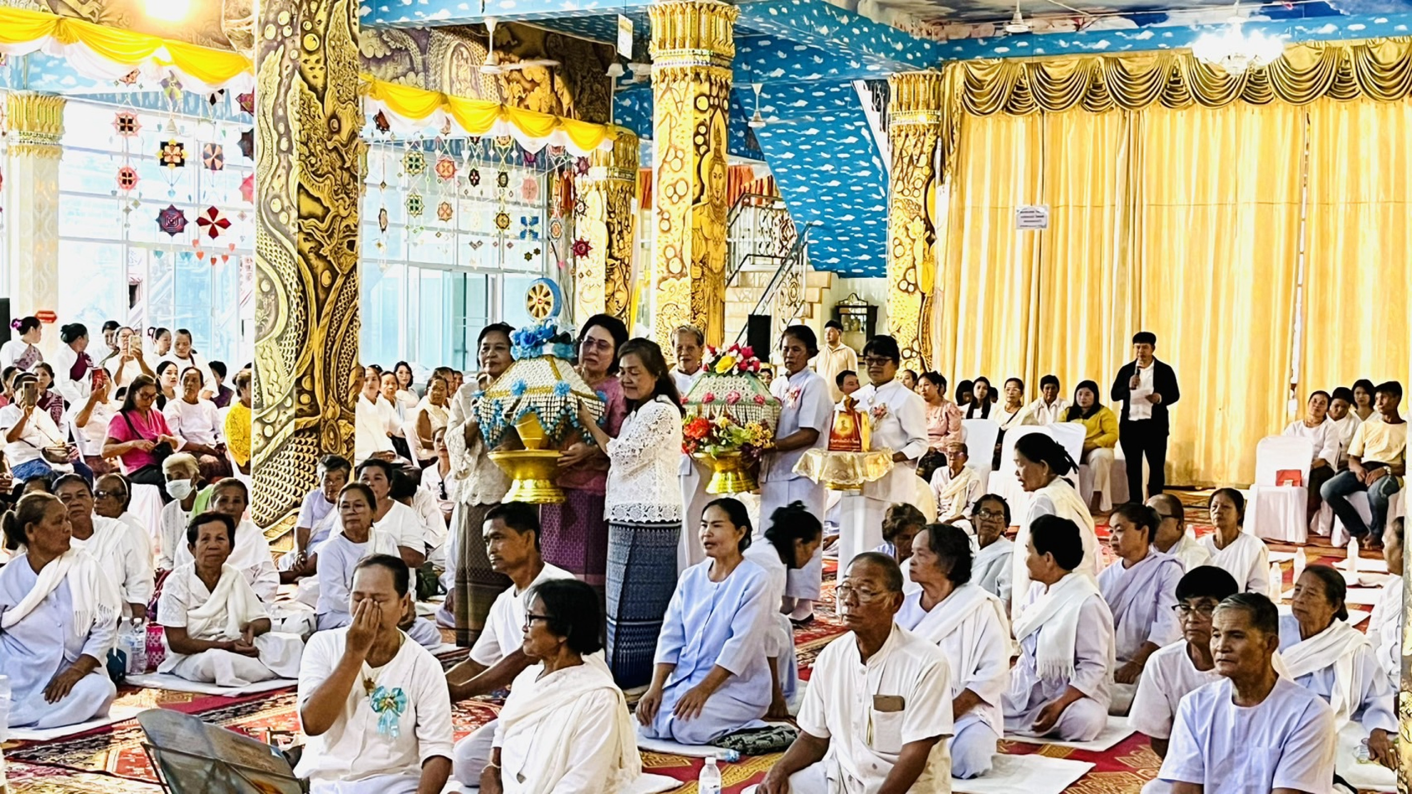 ภาพร่วมพิธีกรรมวัดจันทรังษีวราราม