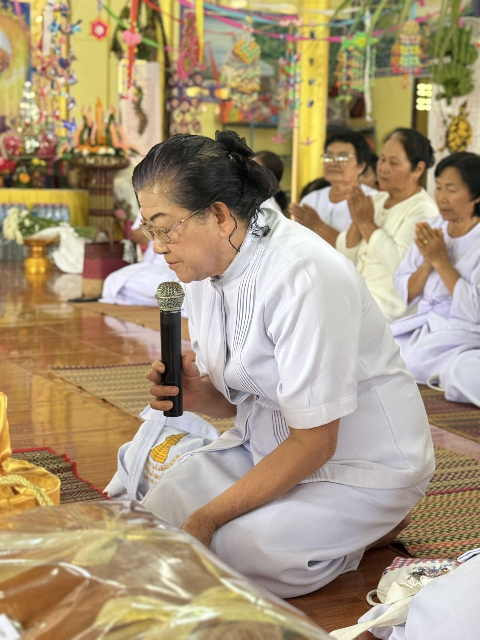 ภาพกล่าวคำถวายกฐินวัดอรัญญาสุนทราลัย