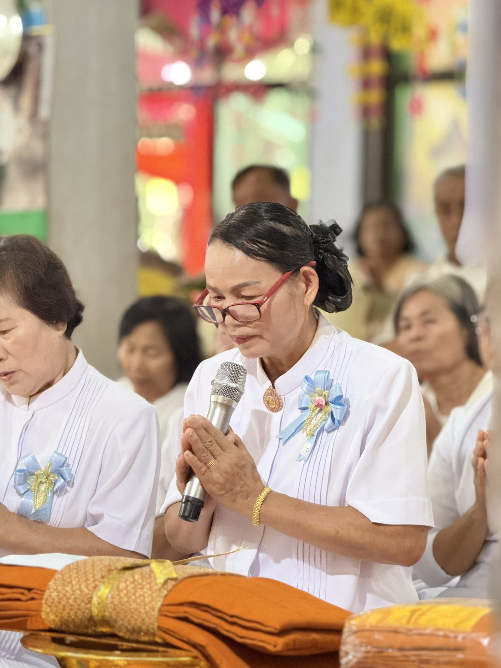 ภาพกล่าวคำถวายกฐินวัดสุขาราม
