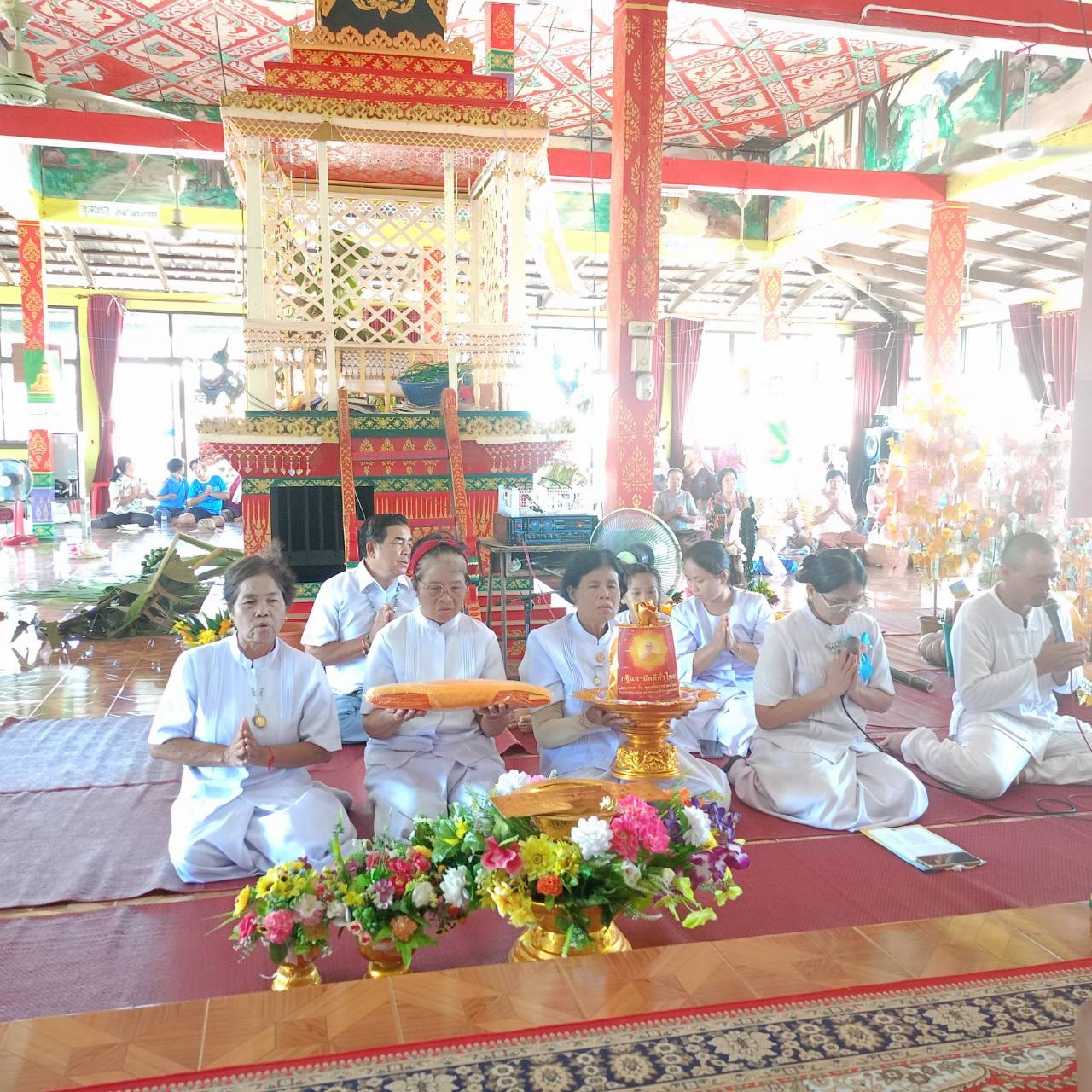 ภาพกล่าวคำถวายกฐินวัดสมศรีสะอาด
