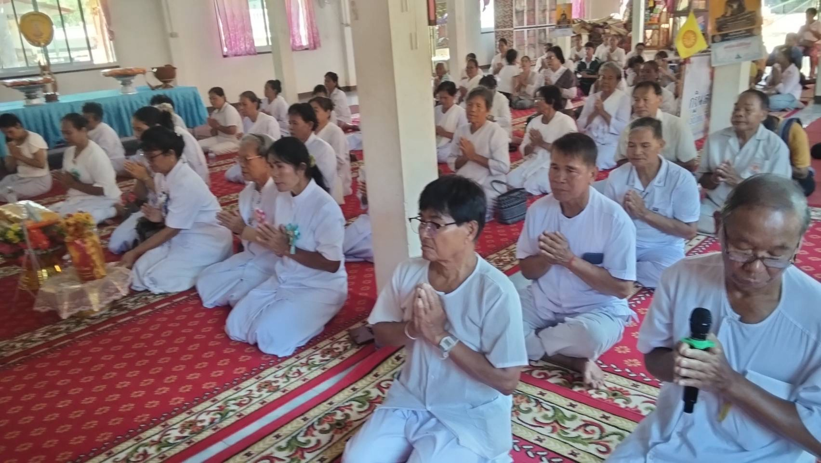 ภาพร่วมพิธีกรรมวัดสมศรีสะอาด